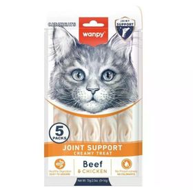 Wanpy Bone Support Sığır Eti Tavuklu 5x14 gr Kedi Ödülü
