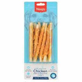 Wanpy Chicken Jerky Rawhıde Twists 10x85 gr Köpek Ödül Maması