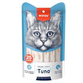 Wanpy Creamy Ton Balıklı Ve Somonlu Krema 24x14 gr Kedi Ödülü