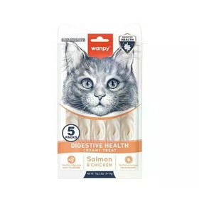 Wanpy Digestive Health Somon Balığı Tavuklu 5x14 gr Kedi Ödülü