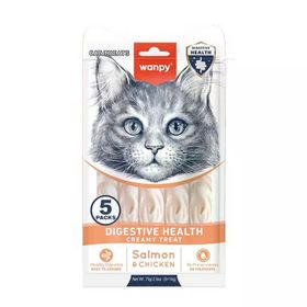 Wanpy Digestive Health Somon Balığı Tavuklu 5x14 gr Kedi Ödülü