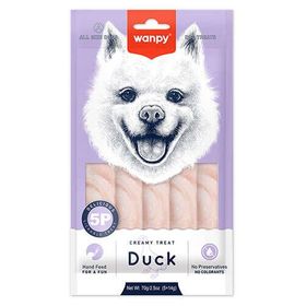 Wanpy Dog Creamy Treat Ördek Etli Likit Creamy 5x14 gr Köpek Ödülü