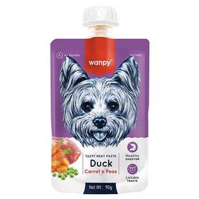 Wanpy Dog Tasty Meat Paste Taze Ördekli Etli Havuçlu 90 gr Köpek Et Ezmesi