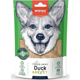 Wanpy Dondurularak Kurutulmuş Ördek Göğüs 40 gr Köpek Ödülü