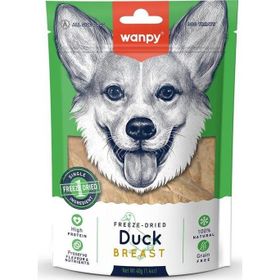 Wanpy Dondurularak Kurutulmuş Ördek Göğüs 40 gr Köpek Ödülü