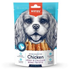 Wanpy Kalsiyumlu Gerçek Tavuk Sargılı 100 GR Köpek Ödülü