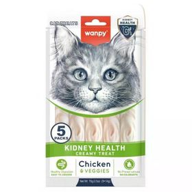 Wanpy Kidney Health Tavuk Sebzeli 5x14 gr Kedi Ödülü