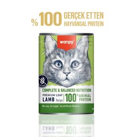 Wanpy Kuzulu Ezme 375 gr Kedi Konservesi