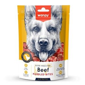 Wanpy Marbled Biftekli Küp Et Parçaları 100 gr Köpek Ödülü