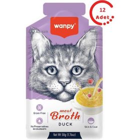 Wanpy Ördek Etli 12x50 GR Kedi Çorbası