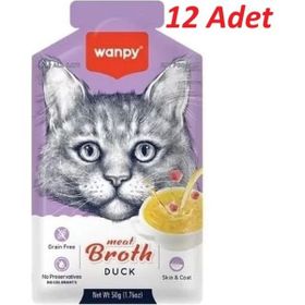 Wanpy Ördek Etli 12x50 GR Kedi Çorbası
