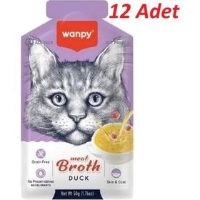 Wanpy Ördek Etli 12x50 GR Kedi Çorbası