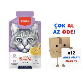 Wanpy Ördek Etli 12x50 GR Kedi Çorbası