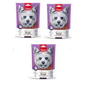 Wanpy Ördek Etli Sosis 3x100 gr Köpek Ödülü