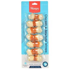 Wanpy Oven Roasted Deri Düğümlü Kemik Üzerine Tavuk Sarılı 90 gr Köpek Ödülü
