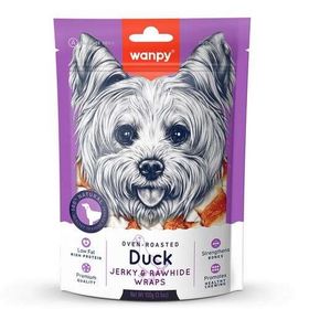 Wanpy Oven Roasted Deri Üzerine Ördek Sarılı 100 gr Köpek Ödülü