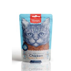 Wanpy Oven Roasted Jerky Strips Yumuşak Tavuklu 80 gr Kedi Ödülü