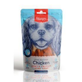 Wanpy Oven Roasted Tavuk Sargılı Kalsiyum Takviyeli 100 gr Köpek Ödülü