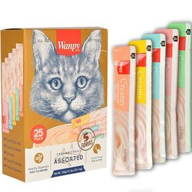 Wanpy Ra-Mix Karışık 25x14 gr Sıvı Kedi Ödülü