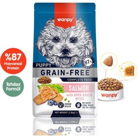 Wanpy Somonlu Tahılsız 1.5 kg Yavru Köpek Maması