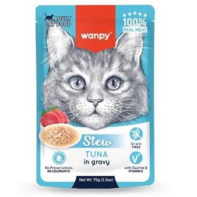 Wanpy Stew Pouch Ton Balıklı 70 gr Yaş Kedi Maması