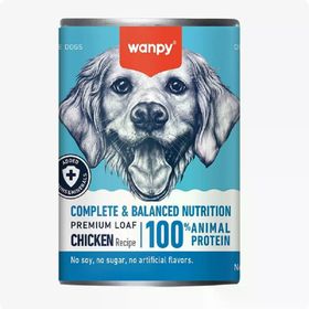 Wanpy Tahılsız %100 Tavuk Etli 375 gr Köpek Konservesi