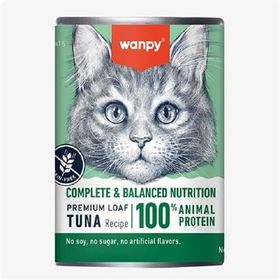 Wanpy Tahılsız %100 Ton Balıklı 375 gr Kedi Konservesi