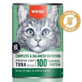 Wanpy Tahılsız %100 Ton Balıklı 375 gr Kedi Konservesi