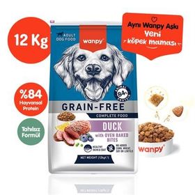 Wanpy Tahılsız Ördekli Yetişkin 12 kg Köpek Maması
