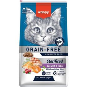 Wanpy Tahılsız Somon Tuna Kısırlaştırılmış 8 kg Kedi Maması