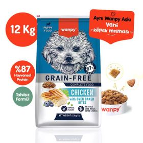 Wanpy Tahılsız Tavuklu 12 kg Yavru Köpek Maması