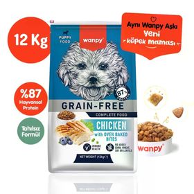 Wanpy Tahılsız Tavuklu 12 kg Yavru Köpek Maması