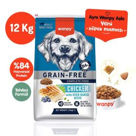 Wanpy Tahılsız Tavuklu 12 kg Yetişkin Köpek Maması