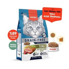 Wanpy Tahılsız Ton Balıklı 1.5 kg Yetişkin Kuru Kedi Maması