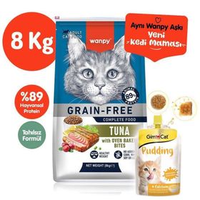 Wanpy Tahılsız Ton Balıklı 8 kg Yetişkin Kedi Maması