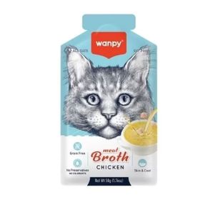 Wanpy Tavuk Etli Tahılsız 50 gr Kedi Çorbası