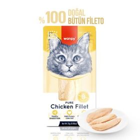 Wanpy Tavuk Fileto 25 gr Kedi Ödül Maması