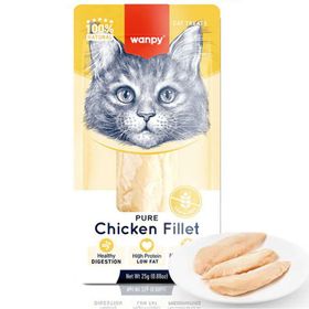 Wanpy Tavuk Fileto 25 gr Kedi Ödülü