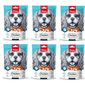 Wanpy Tavuk Sargılı Kalsiyum Kemik 6x100 gr Köpek Ödülü