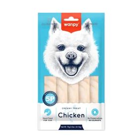 Wanpy Tavuklu 12'li 5x14 gr Krema Köpek Ödülü
