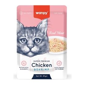 Wanpy Tavuklu Yengeçıli 85 gr Yaş Kedi Maması