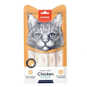 Wanpy Tavuklu Yengeçli Krema 5x14 gr Kedi Ödülü