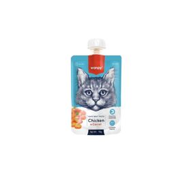 Wanpy Taze Somonlu ve Tavuklu 2x90 gr Kedi Et Ezmesi