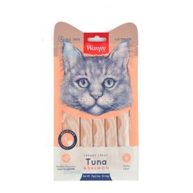 Wanpy Ton Balığı - Karides 5 x 14 gr Sıvı Kedi Ödülü