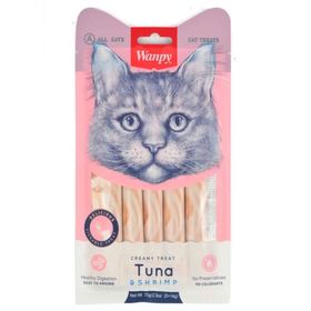 Wanpy Ton Balığı&Somon 5x14 gr Sıvı Kedi Ödül Maması