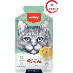 Wanpy Ton Balıklı 12x50 GR Kedi Çorbası