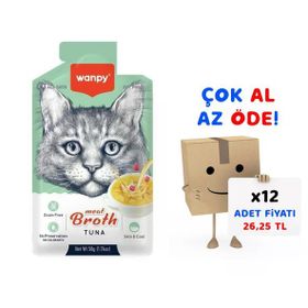Wanpy Ton Balıklı 12x50 GR Kedi Çorbası