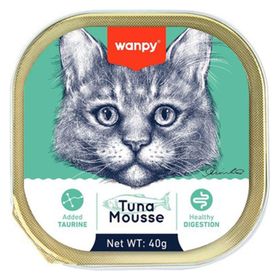 Wanpy Ton Balıklı Alutray 40 gr Yaş Mama
