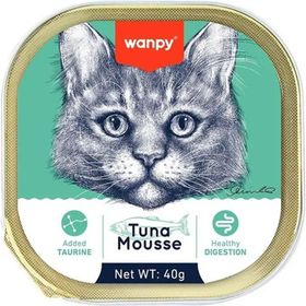 Wanpy Ton Balıklı Alutray Kedi 40 gr Yaş Mama