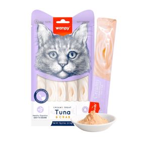Wanpy Ton ve Yengeç 5x14 gr Likit Kedi Ödülü